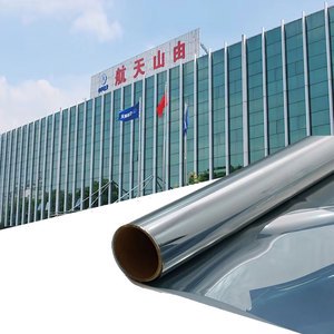 One Way Mirror Window Film Thermal Insulation Glass Vinyl Self Adhesive Film UV Protection Privacy Solar Window Tint