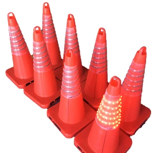Pop up Traffic Cone / Retractable Safety Cone / Collapsible Traffic Cone Road Safety Plastic Rope and Pole Delineator Cones