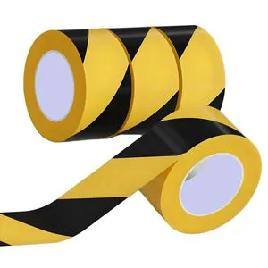 Self-Adhesive Safety Warning Tape Reflective Barrier Tape for Construction Hazard Underground Utility Electrical Cordon