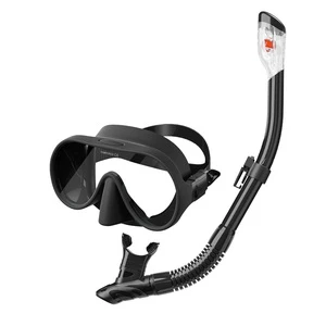 Custom Logo ZMZDIVE MN301+S300 Customized Color Fashionable Diving Equipment Snorkel Sets Adults Dry Top Anti-Fog Swimming