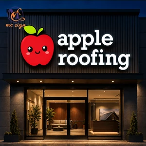 Fast Shipping Customized Outdoor Sign LED Business Sign Led Signage For Shop Front Door Hotel Decor