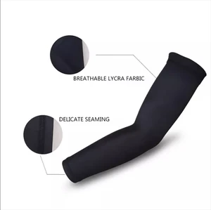 Custom Men Gym Arm Protective Cool Arm Sleeve Sun Protection Basketball Adults Arm Sleeves