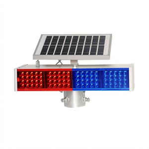 Factory Wholesale Solar Flashing Reflective Traffic Warning Light IP65 Waterproof Aluminum Shell for Road & Construction Safety