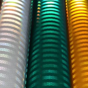 Super Reflective PVC Film High Visibility Reflective Fabric for Outdoor Safety and Security
