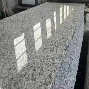 Honed Sesame White Granite Kerb Stones Municipal Road Construction Granite Curb Wholesale