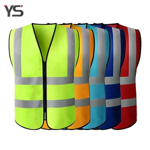 Multi Color Hi Vis Safety Vest for Men Women Lightweight Breathable Work Vest for Surveyors, Engineers, and Construction