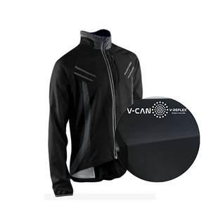 Good Recovery Black Stretchable Reflective Fabric for Clothing Reflecting Costume Fabric Stretch 100% Reflective Fabrics