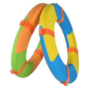 Swimming Pool Foam Life Buoy Marine Life Buoy Ring for Children Swim Circle Safety Buoy Swim Float Foam Eva Pull Buoy Ring
