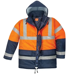 Warehouse Construction High Visibility Safety Clothing Roadside Worker Class 2 LED Flash Reflective Waterproof Uniform Workwear