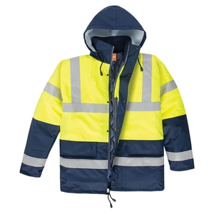 Customize Waterproof Polyester Hi Vis Reflective Fluorescent Workwear Roadway Safety Uniform Night Visibility Professional