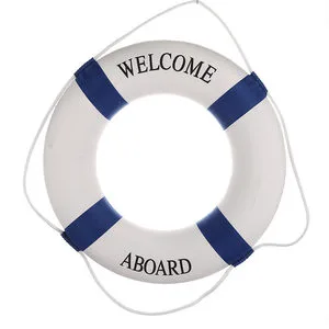 Mediterranean-style Decorative lifebuoy Professional Solid Foam Thickened Swimming Ring River Use China Origin Adults Children