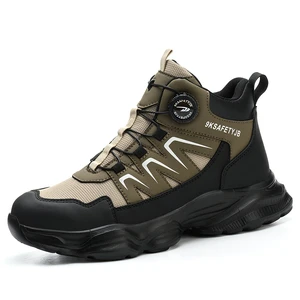 Hot-Selling Anti-Puncture Safety Work Shoes Fall Season Microfiber Leather Labor Protection Shoes for Factory Use