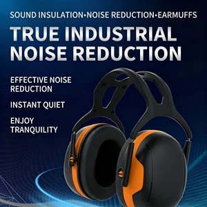 Hearing Protection Headphones with Ear Muffs and Adjustable Headband No Noise Cancellation