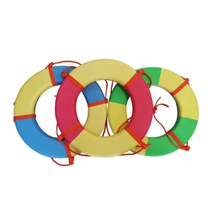 Adult Swim Ring EVA Solid Foam Portable No Inflation Required High Buoyancy Swimming Pool Lifebuoy Made in China