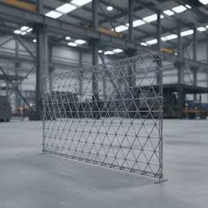 Outdoor Stainless Steel Uncoated Frame Fall Prevention Landscape Protection Net Rot Proof 6 Feet Height Farm Fence