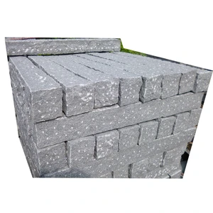 SH STONE Border Upstand Road Side Curb Stone Price Garden Road Pool Standard Kerbstone Sizes Chinese Gey Granite Curbstone Types