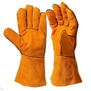 Customizable for Anti-static Tear-Resistant 7 oz Thickness Welding Gloves Size L for Industrial Safety and Heat Resistance