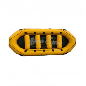 Best Selling 480cm CE Certified Yellow Inflatable Raft with Full Safety Kit Life Jackets Paddles and Helmets
