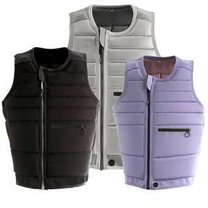 Adult Neoprene Life Vest Jacket for Water Sports UV Protection for Swimming Boating Surfing & Motorboat Drifting