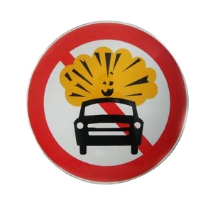 Aluminum Round Trafic Sign Novelty Warning Traffic Sign Road Sign