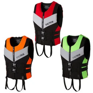 Life Jacket Adult Children Thickened Neoprene Outdoor Swimming Vest Waistcoat Buoyancy Swimsuit Rafting Snorkeling Fishing Suit