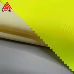100% Polyester Fluorescent Jacket Fabric Tent Fabric Hi Vis Fabric Uv protection Reflective Clothing