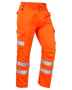 High Visibility Security Hi Viz Industrial Repair Mining Construction Reflective Tape Workwear Pants Custom Safety Work Trousers