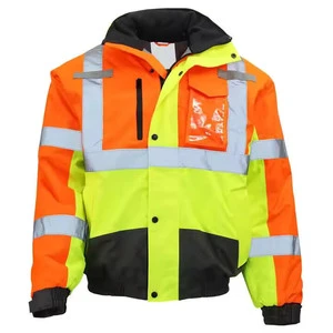 Durable Comfortable High Reflector Reflective Safety Jackets High Visibility Reflective Safety Men's Jacket