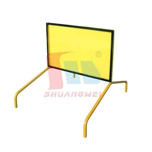 Hot Sale Premium Yellow Safety Signage Galvanized Steel Road Sign Frame 900*600mm Traffic Sign Frame