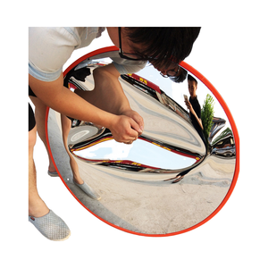 Convex Outdoor Traffic Mirror for Blind Spot Safety 30/45/60/80 cm 230 View Angle Shatterproof Circle for Indoor/Outdoor Use