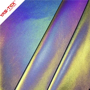 Polyester Woven Eco-friendly OEKO-TEX Certified Reflective PU Film Fabrics Textile for Sportswear Jackets Bags