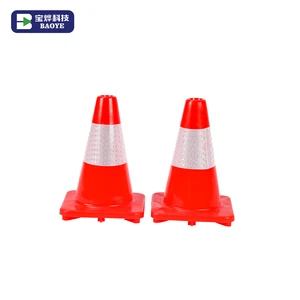 Baoye PVC Traffic Safety Cone 1 Barrier for Roadway Safety Direct From China Supplier
