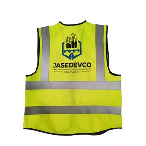 Reflective Safety Vest High Visibility Waterproof Breathable Polyester Workwear Customized Logo for Construction S-4XL Unisex