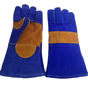 Wear Resistant and Protective Welding Gloves for 35cm and 40cm Cowhide Welding Workers