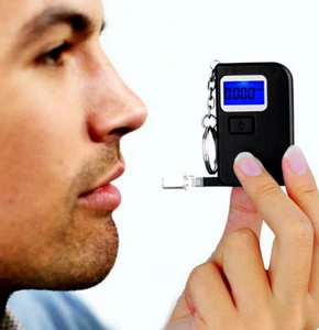 Keychain Backtrack Breathalyzer/Breath Alcohol Tester with Quick Results