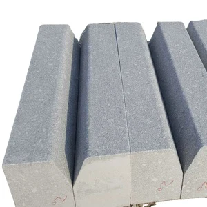 Light Grey Granite Curbstone Tile for Road Paving Landscaping Public Areas Government Projects