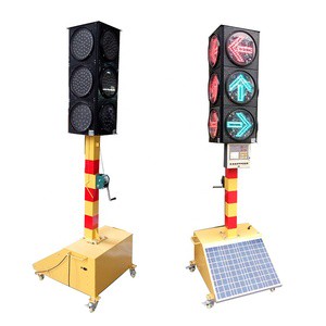 300mm Solar Portable Traffic Light for Traffic Emergency
