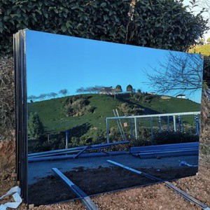 Ultra Clear Coated Mirror Glass Sky Mirror