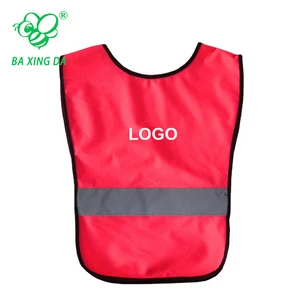 Wholesale Fluorescent Reflective Safety Clothing Construction Vest Printed Car Reflective for Rescue Polyester Reflective