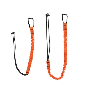 Polyester Single Carabiner Tool Lanyard Anti-Fall Safety Rope for Fall Protection