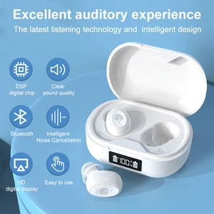 BestNews High Quality In-Ear Digital Hearing Aids 32 Channels Rechargeable Noise Reduction Super Clear Sound Elderly Use 1 Year
