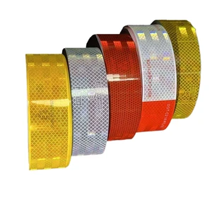 High Intensity Metallized Micro Prismatic Reflective Tape Waterproof Self Adhesive for Heavy Truck