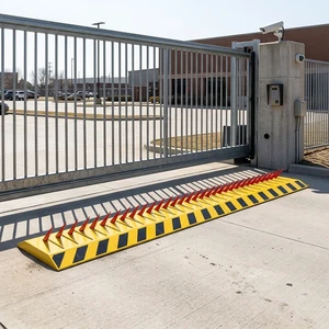 Security Products Hot Sale Traffic Barrier Road Safety Tyre Killer Automatic Tyre Killer Crash Rated Electronic Spike Barriers