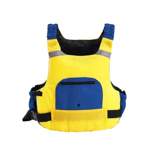 Wholesale Personalized Adult Swimming Life Jacket Custom Water Rescue Lifesaving Vest 210D Oxford/Nylon 75N Buoyancy Bauzhou BZ