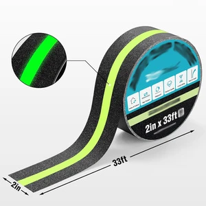 Grip Tape - Heavy Duty Anti Slip Tape For Stairs Outdoor/Indoor Waterproof Safety Non Skid Roll For Stair Steps Traction Tread