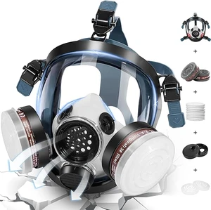 Respirator Mask With Filters Set - Full Face Gas Msk