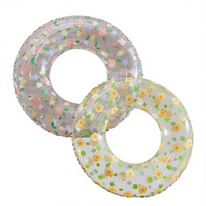 Transparent Environmental Protection PVC Children's Adult Inflatable Swimming Ring Armpit Lifebuoy