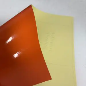 Customized Durable Outdoor Reflective Film Enhanced Visibility PMMA Reflective Sheeting 6.5mil Thickness 90% UV Rejection