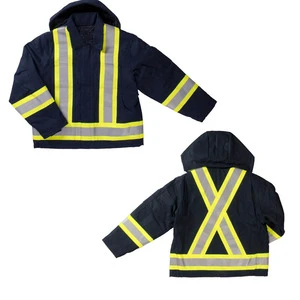 High Quality Custom made With Logo High Visibility Reflective Safety Workwear Wholesale Clothing Safety Jackets For Sale