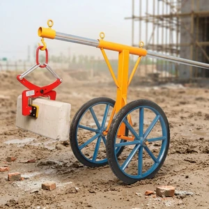 Curbstone Transporter Roadstone Mover Stone Moving Tool for Curbstone Installation Laying with Curbstone Transport Cart